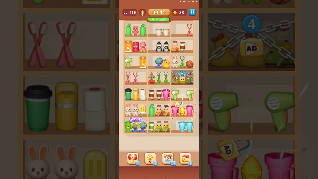 Goods Sorting Puzzle level 136