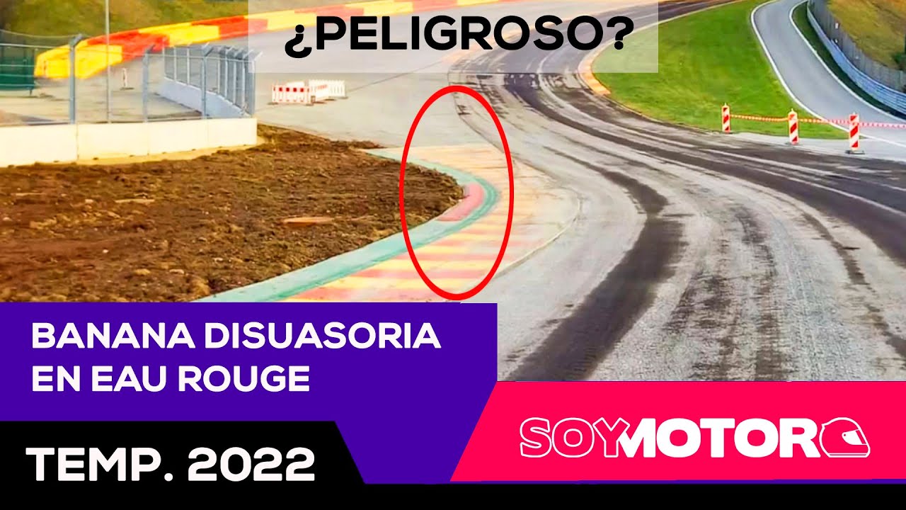 EAU ROUGE: ¿Aún más peligrosa y con BANANA DISUASORIA?  | ¿Llegará HAAS a tiempo?  | SoyMotor.com