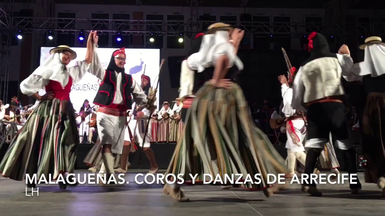 MALAGUEÑAS. COROS Y DANZAS DE ARRECIFE DE LANZAROTE. POR LUIS HERNÁNDEZ