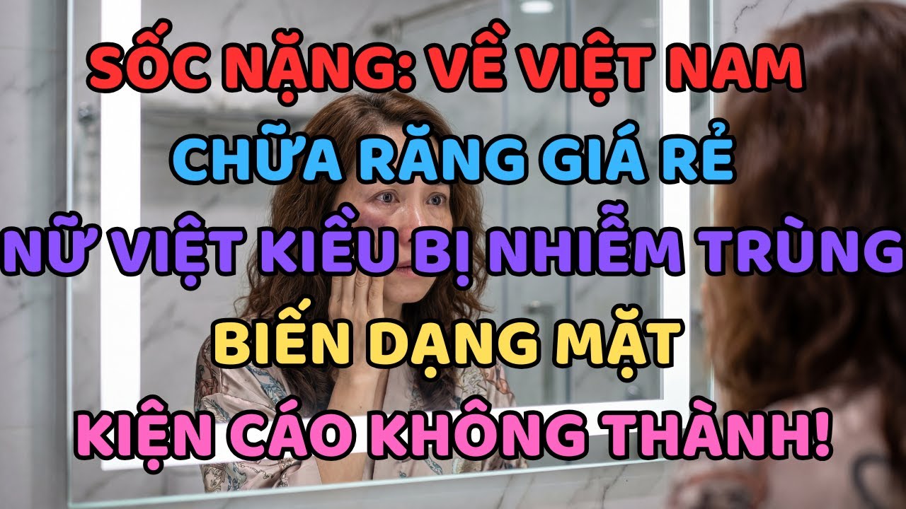 SỐC NẶNG: Về Việt Nam Chữa Răng Giá Rẻ,Việt Kiều Bị Nhiễm Trùng Biến Dạng Mặt, Kiện Cáo Không Thành!