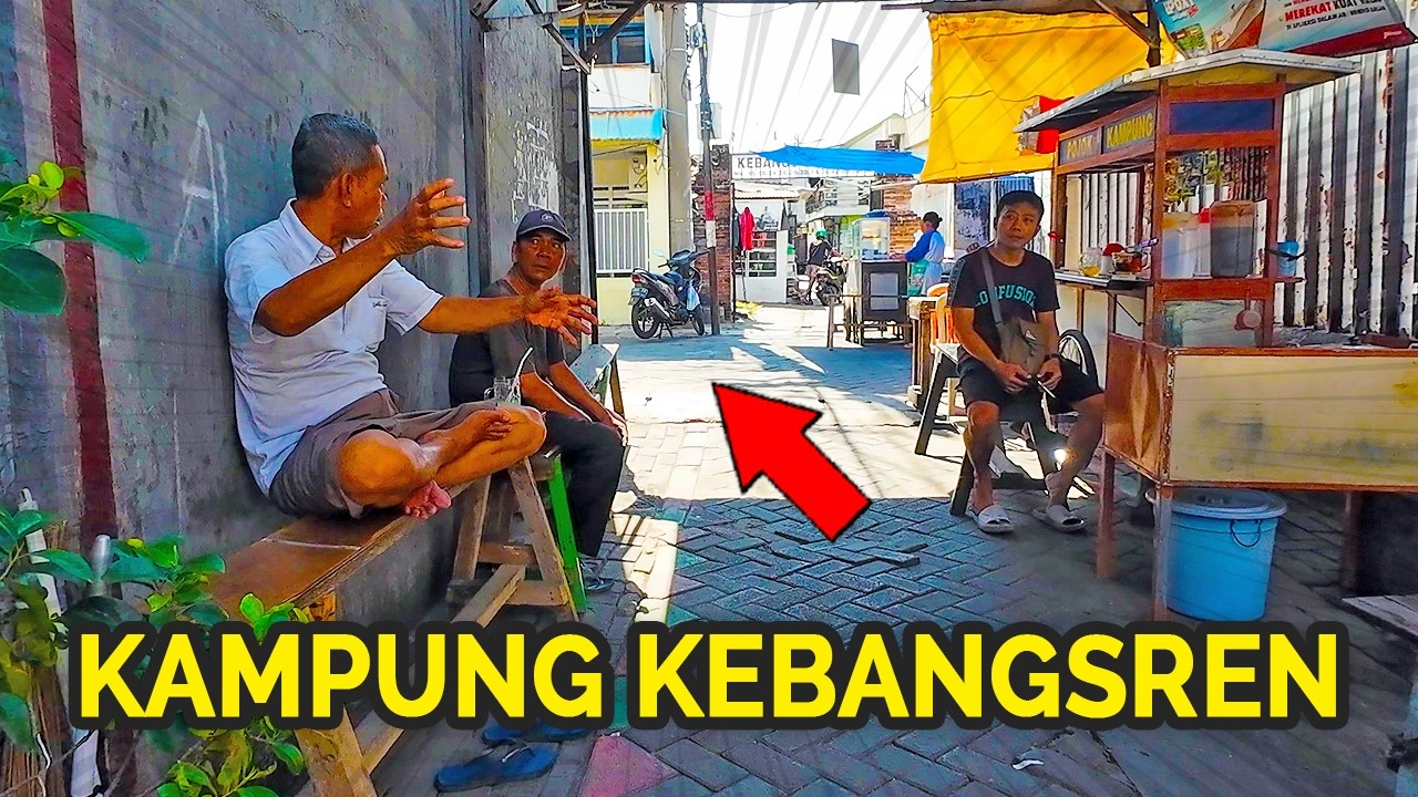 Blusukan di Kampung Kebangsren Surabaya‼️ dari Jalan Embong Malang ke Jalan Tunjungan【4K】
