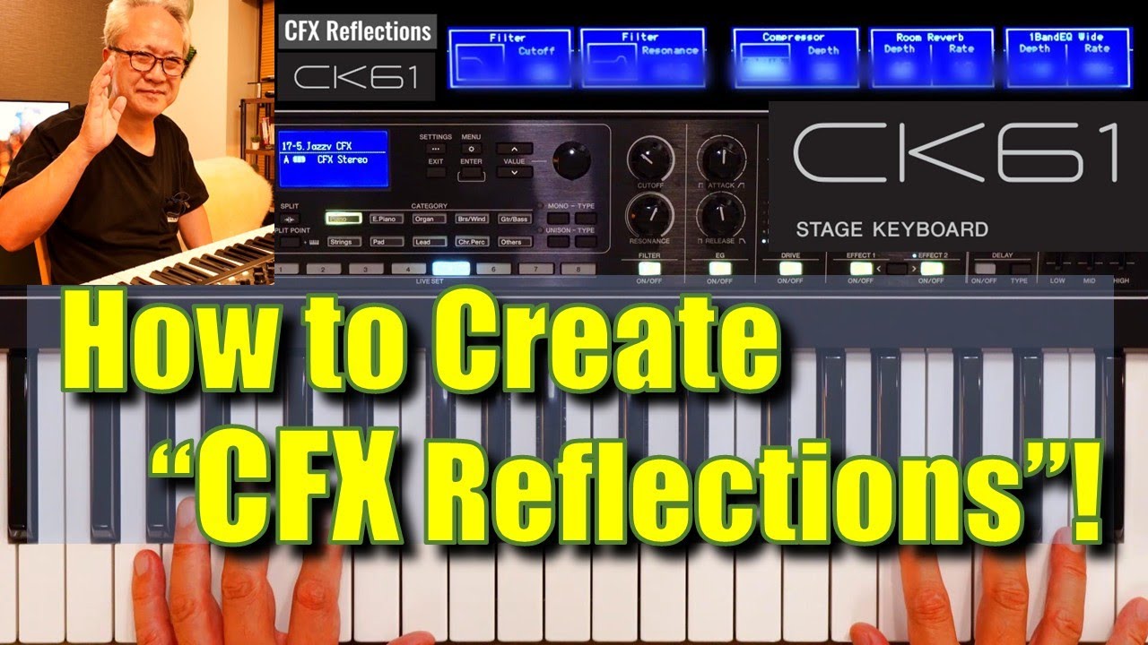 【CK61】魅力的なピアノ音色の作り方🎹✨♪/How to create an attractive piano tone!