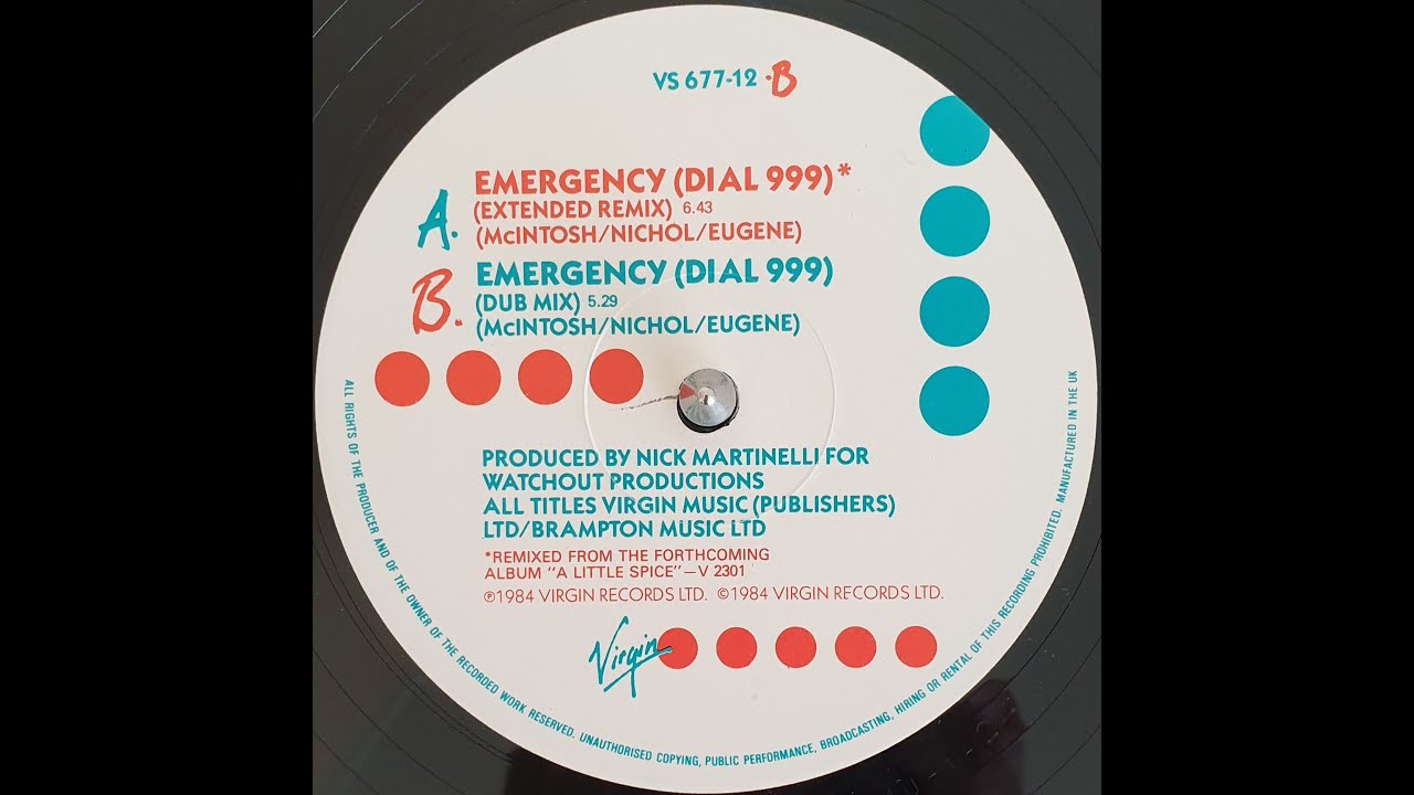 Loose Ends - Emergency (Dial 999) (Dub Mix) 1984