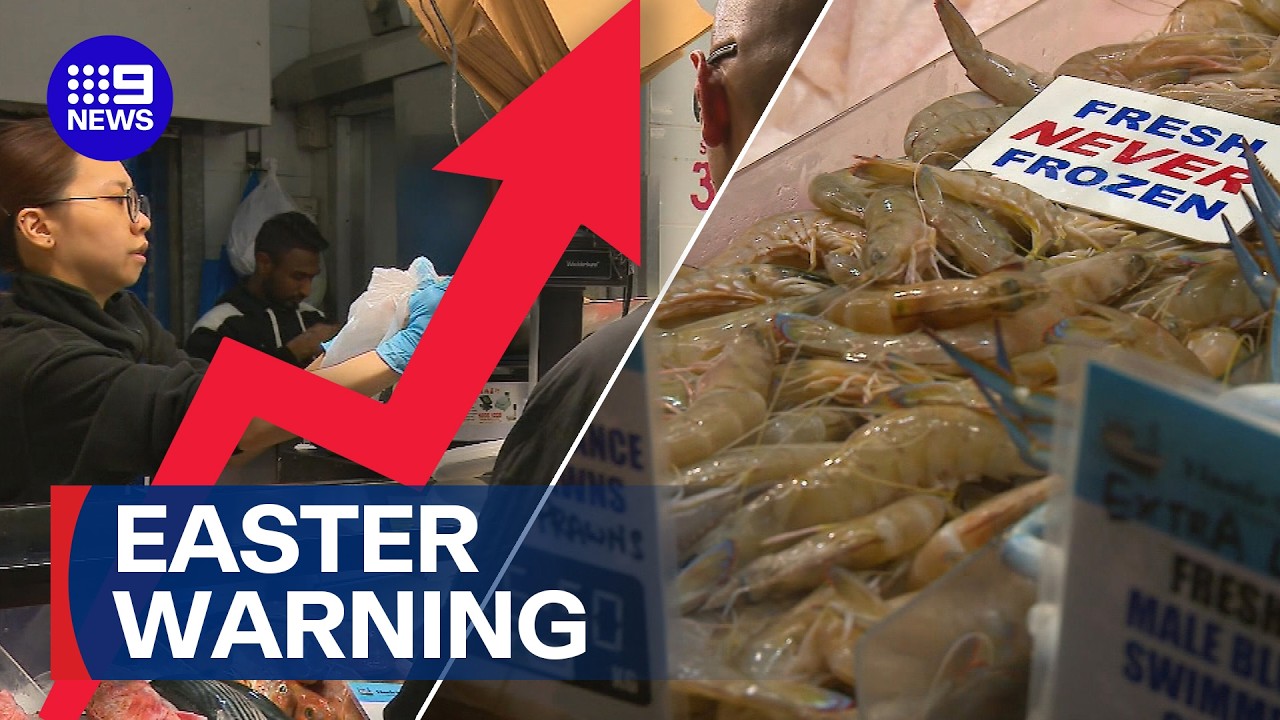 Fears Middle East conflict could spark Easter seafood shortage | 9 News Australia