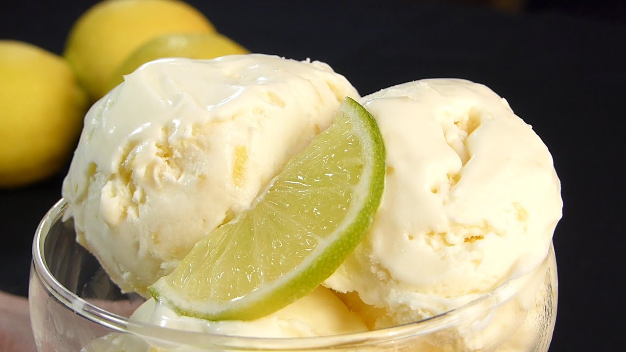 Helado de Lim&oacute;n 🍋 | Receta de helado ✅