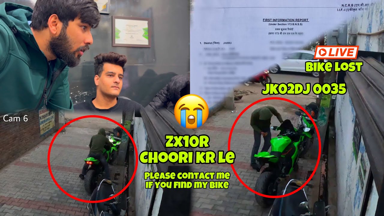 Bike lost 💔live chori || please contact me if you find 🙏🏻Preparation for Ladakh ride