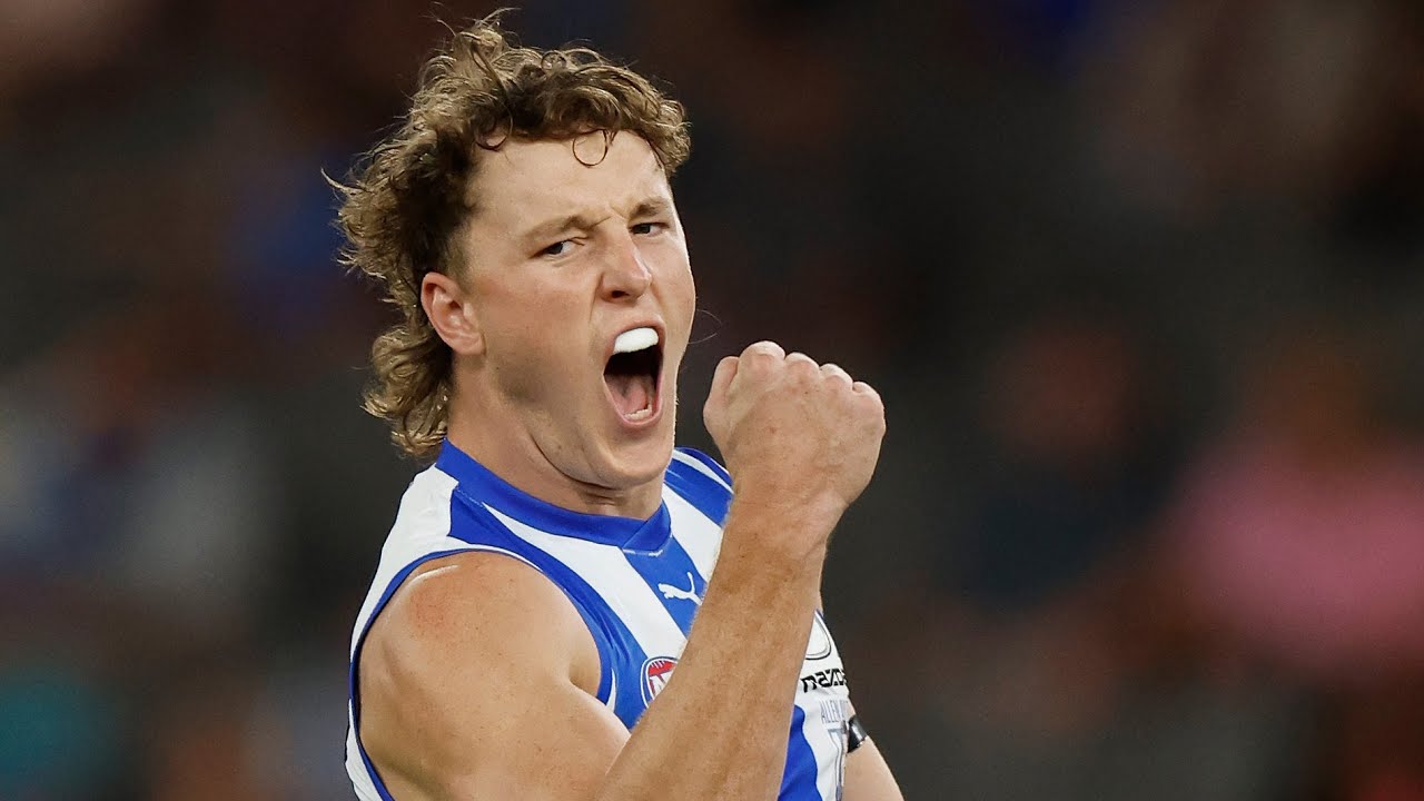 All six of Nick Larkey's goals against the Eagles