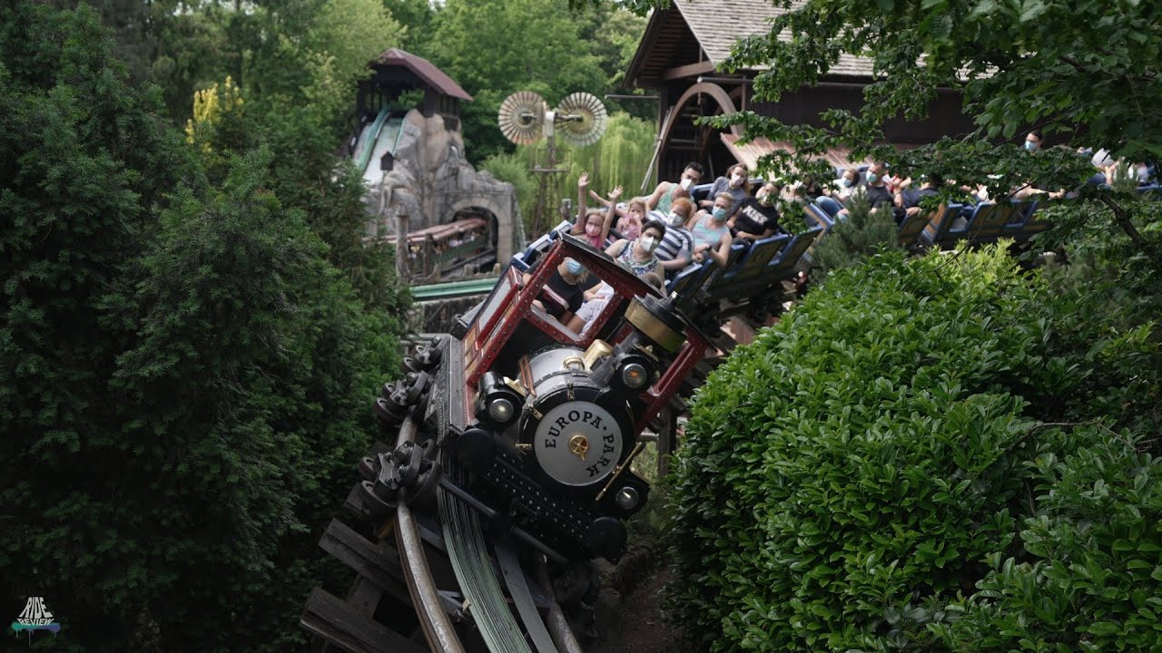 Alpenexpress Enzian - POV - Europa Park - MACK Rides - Powered Coaster / Grottenblitz