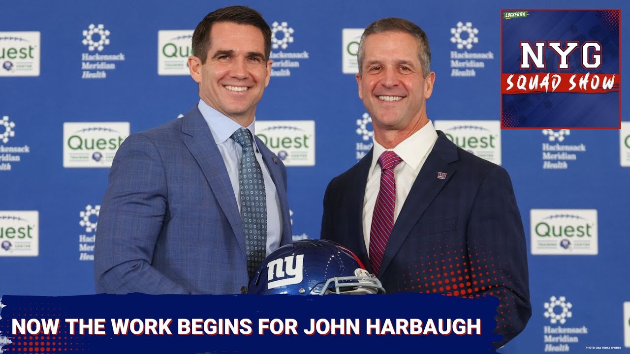 GIANTS SQUAD SHOW: John Harbaugh takes over!