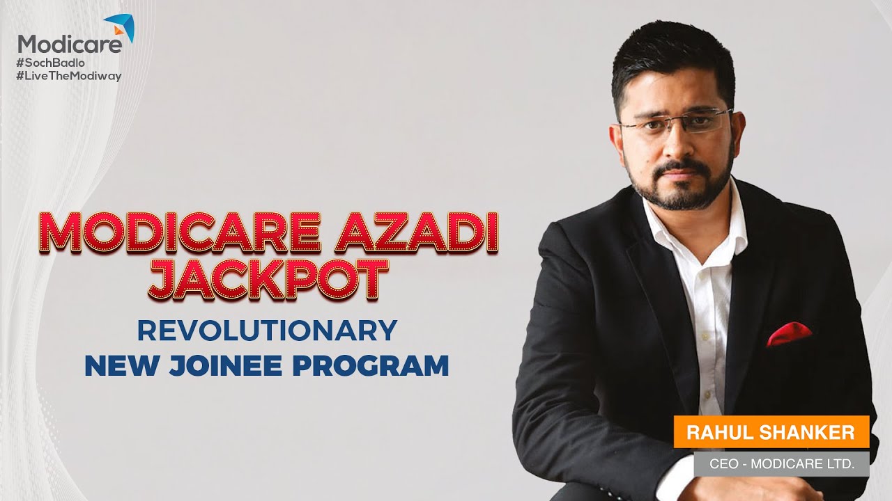 Mr. Rahul Shanker, CEO - Modicare launches Azadi Jackpot