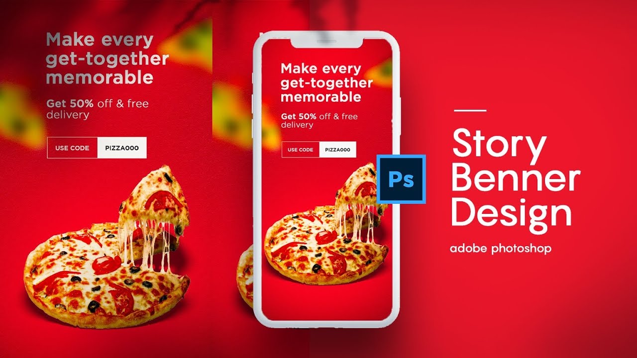 Story Banner Kaise Banaye Photoshop | Hindi/हिंदी