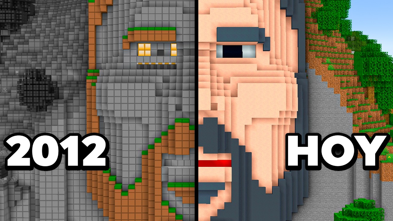Redise&ntilde;&eacute; los Mapas Nost&aacute;lgicos de Minecraft