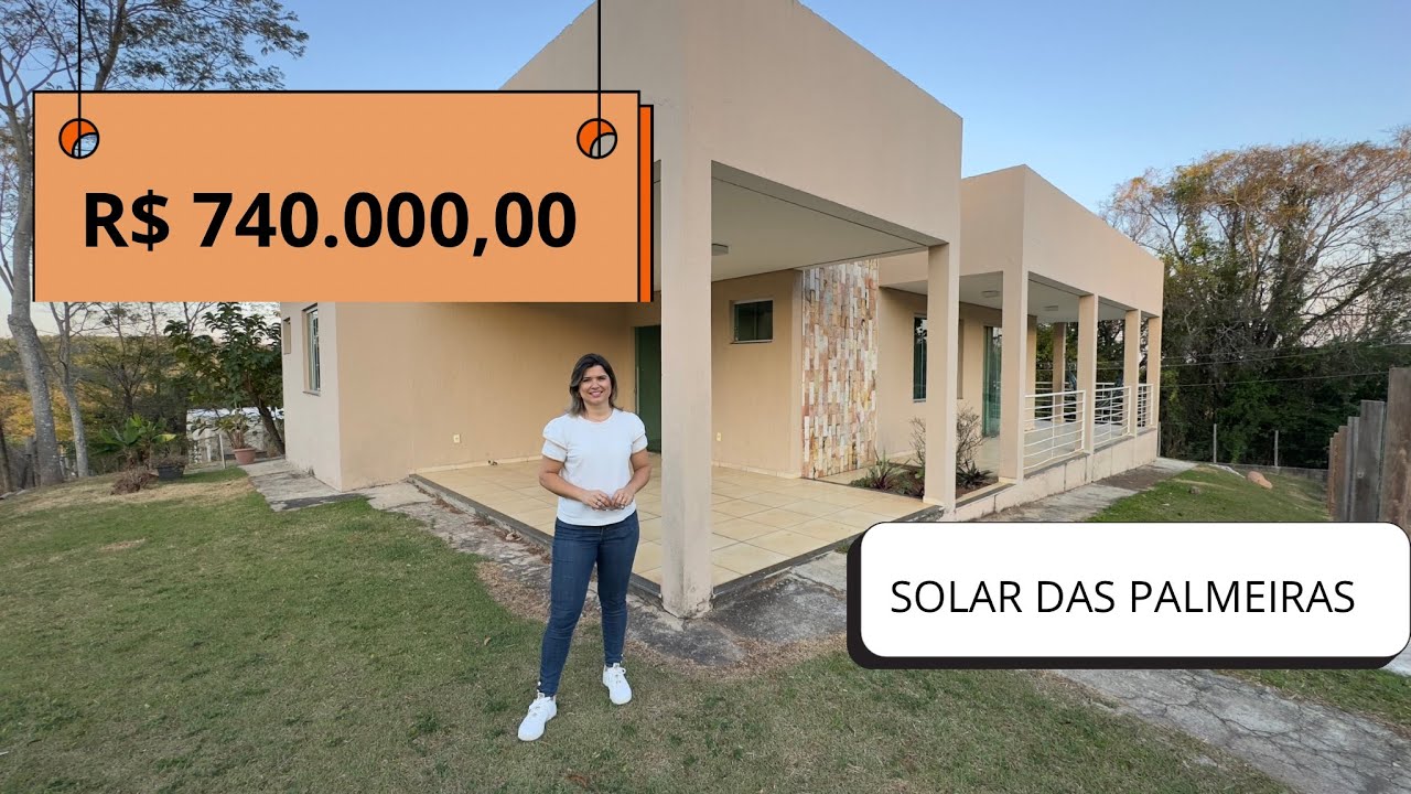 Casa de Luxo no Condomínio Solar das Palmeiras em Esmeraldas/MG 🌴✨