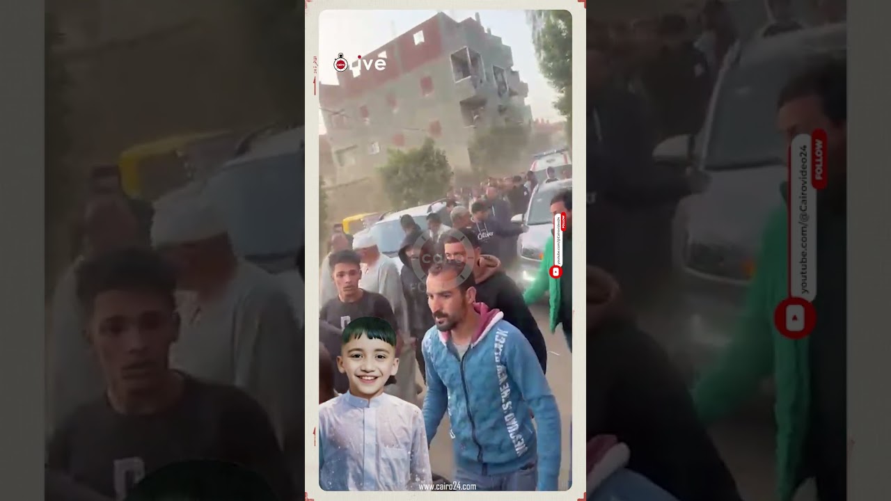 لحظة وصول جثمان صغير كوم حمادة بالبحيرة إلى مسقط رأسه بقرية الصواف لدفنه