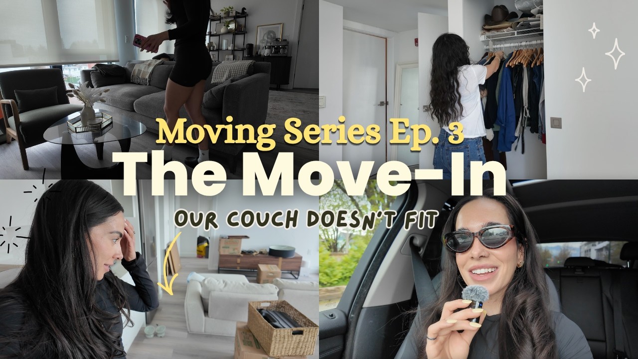 THE MOVING DIARIES 🏠 Ep 3: our new apartment, getting settled, we need a new couch?