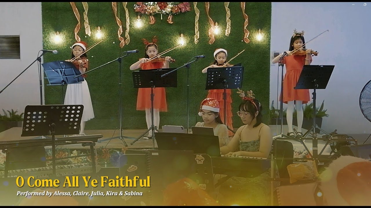 O Come All Ye Faithful (Violin and Piano performed by MVS students)