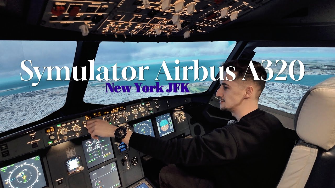 Pierwszy raz za sterami A320 | Symulator z prawdziwym pilotem w Krakowie