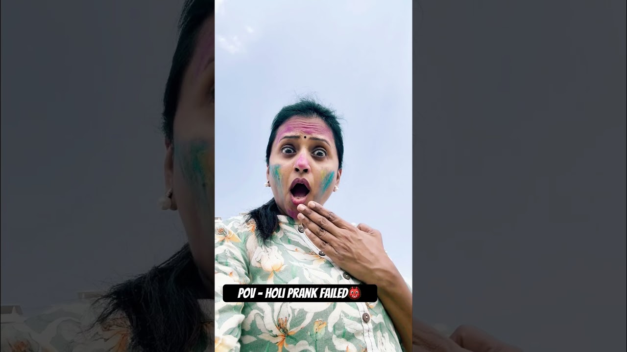 Save water, Happy Holi🤩 || Suma