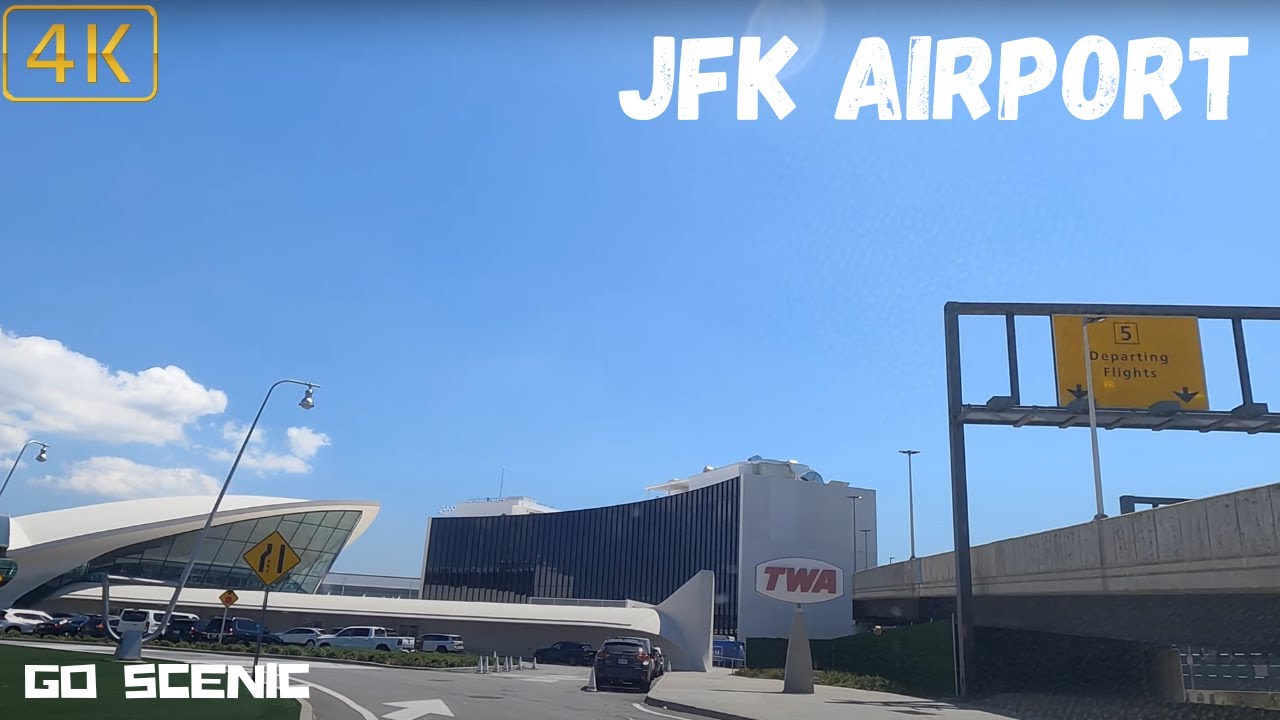 JFK Airport Tour Queens NY | NYC 4K | GO SCENIC