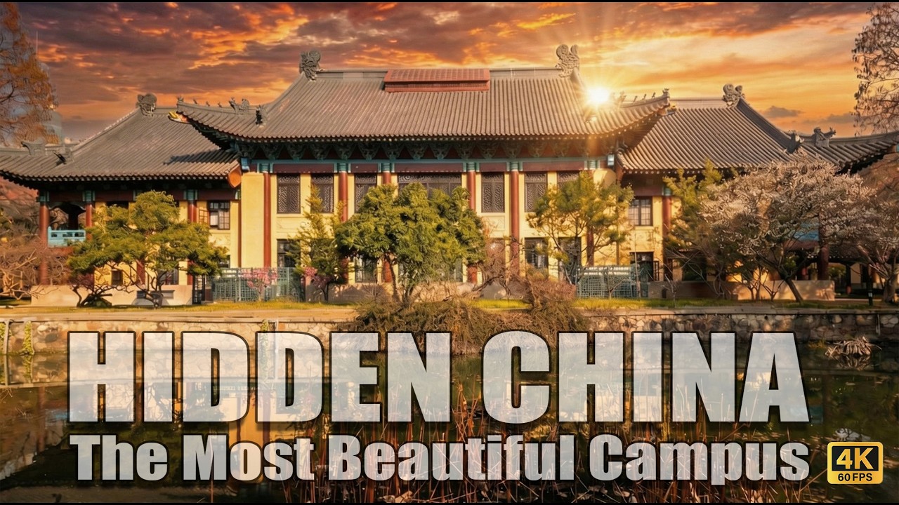 What a Chinese College Actually Looks Like (Nanjing Normal University 4K)