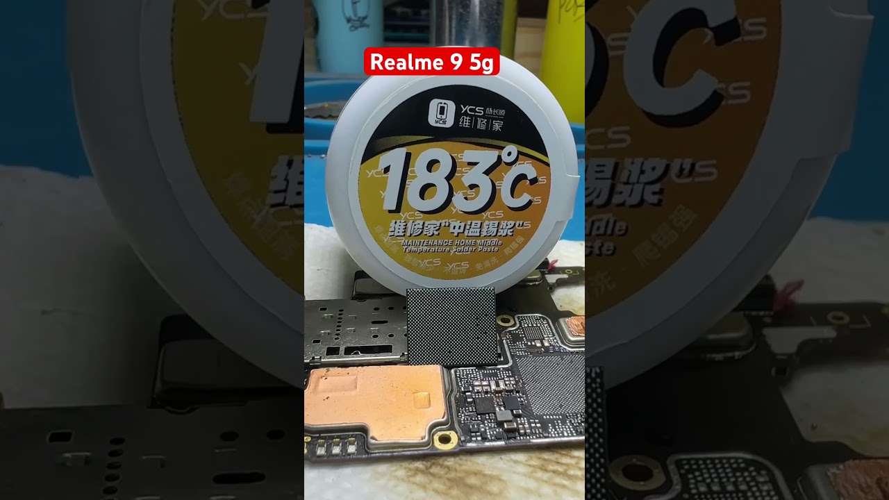 Realme 9 5g speed audition dead problem..realme 9 5g cpu reball done✅#odisha#reels #repair #trending