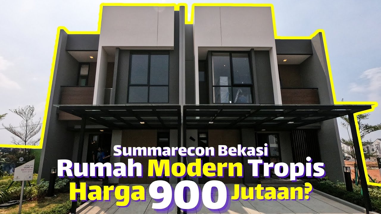 Rumah Modern Tropis 6x11 Harga 900 Jutaan? Magenta Residence Summarecon Bekasi