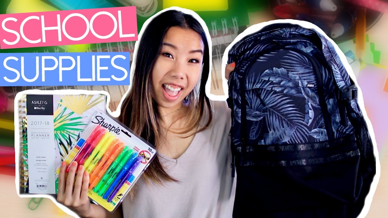 HUGE BACK TO SCHOOL SUPPLIES HAUL +GIVEAWAY 2017-2018 (CLOSED) | Emily Dao