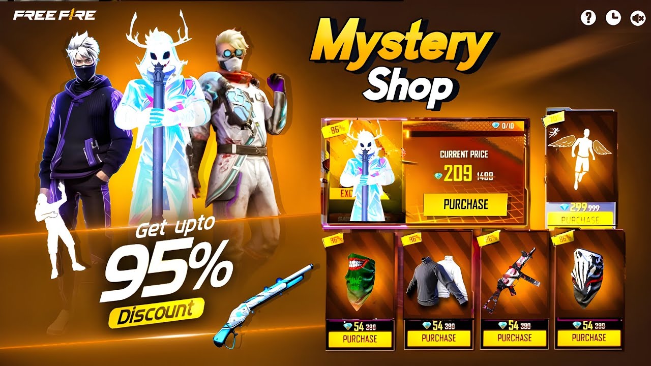 Next Mystery Shop Event Free Fire 💥😮| lol emote return | free fire new event | ff new event