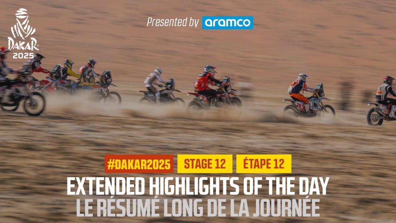 Extended highlights of Stage 12 presented by Aramco - #Dakar2025