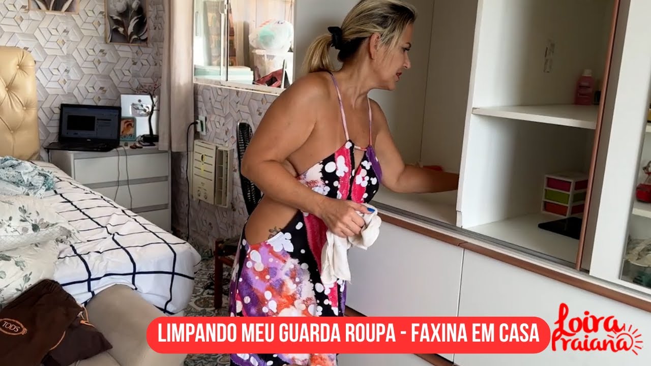 LIMPANDO MEU GUARDA ROUPA faxina em casa 🏡
