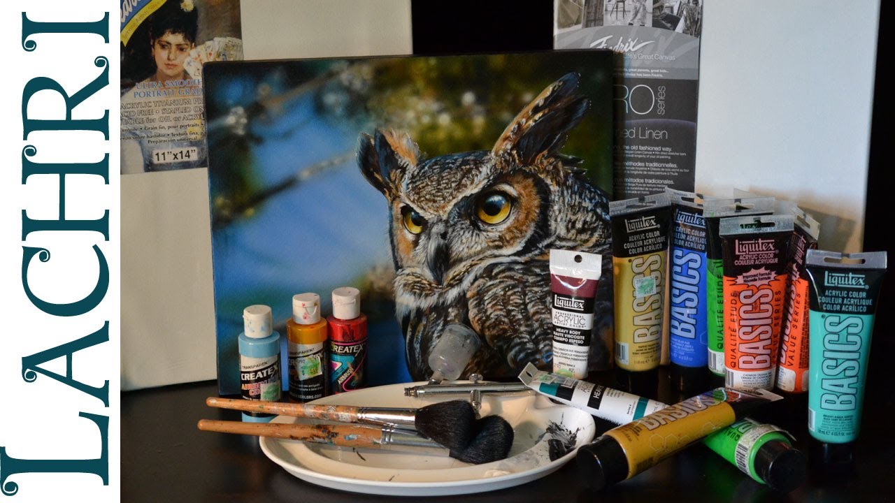 My  top 11 favorite acrylic painting supplies - Supply list from Lachri