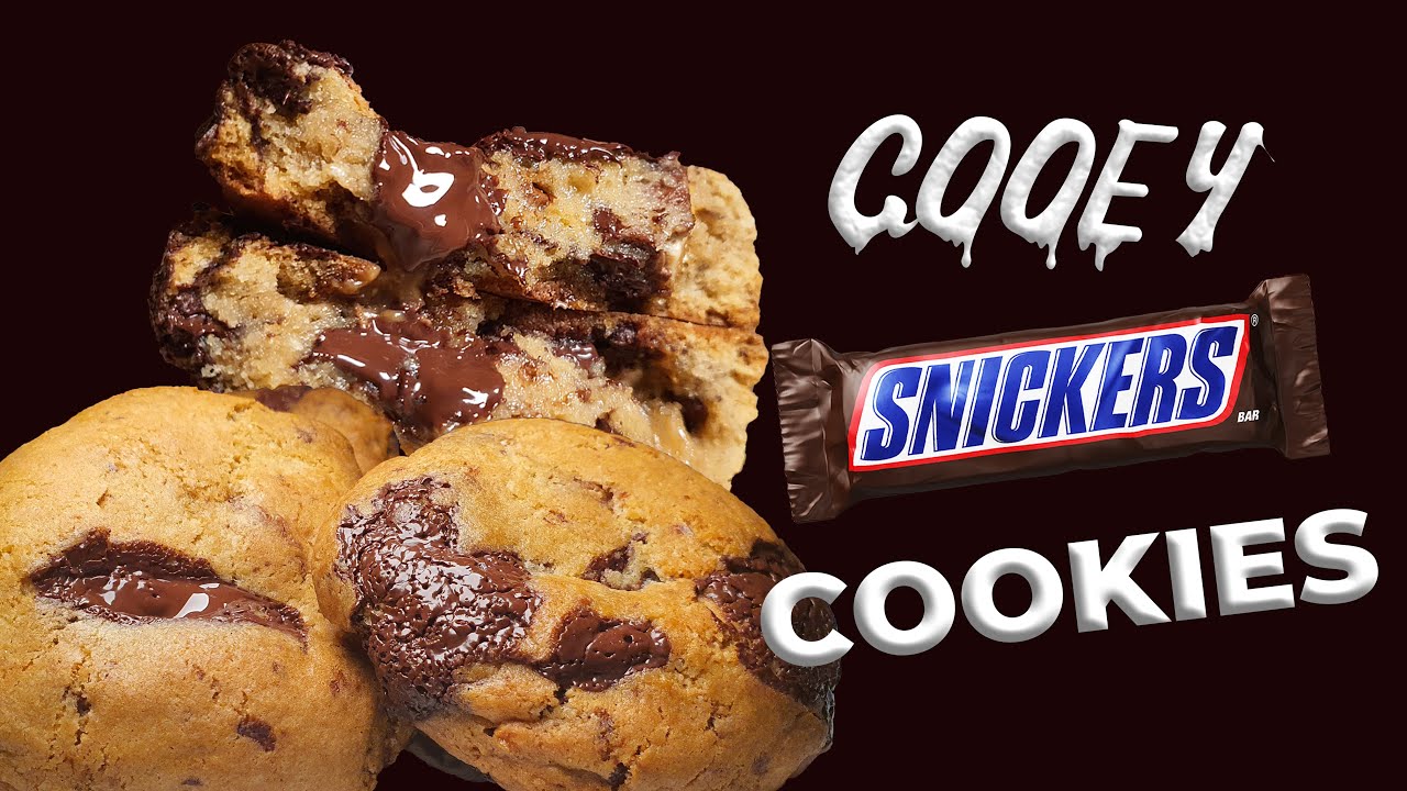 Gooey Snickers Cookies recipe 🍪