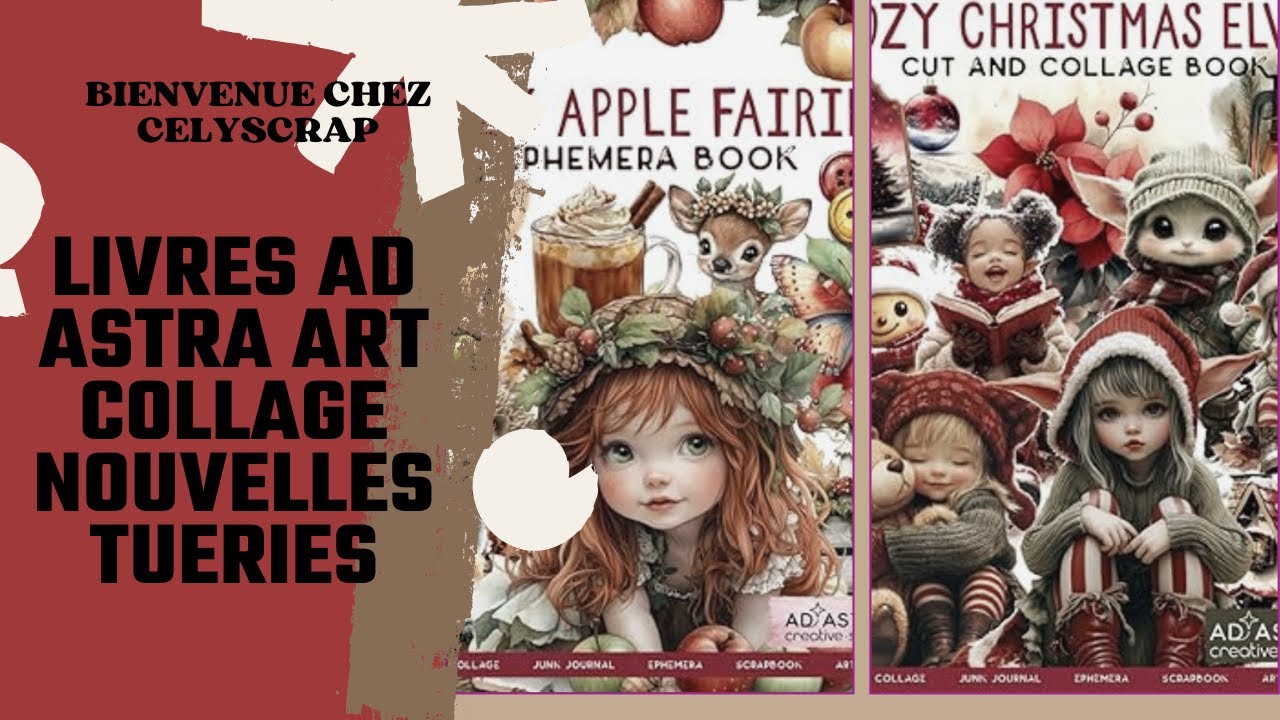 NOUVELLES MERVEILLES LIVRES ART COLLAGE AD ASTRA AUTOMNE ET NO&Euml;L