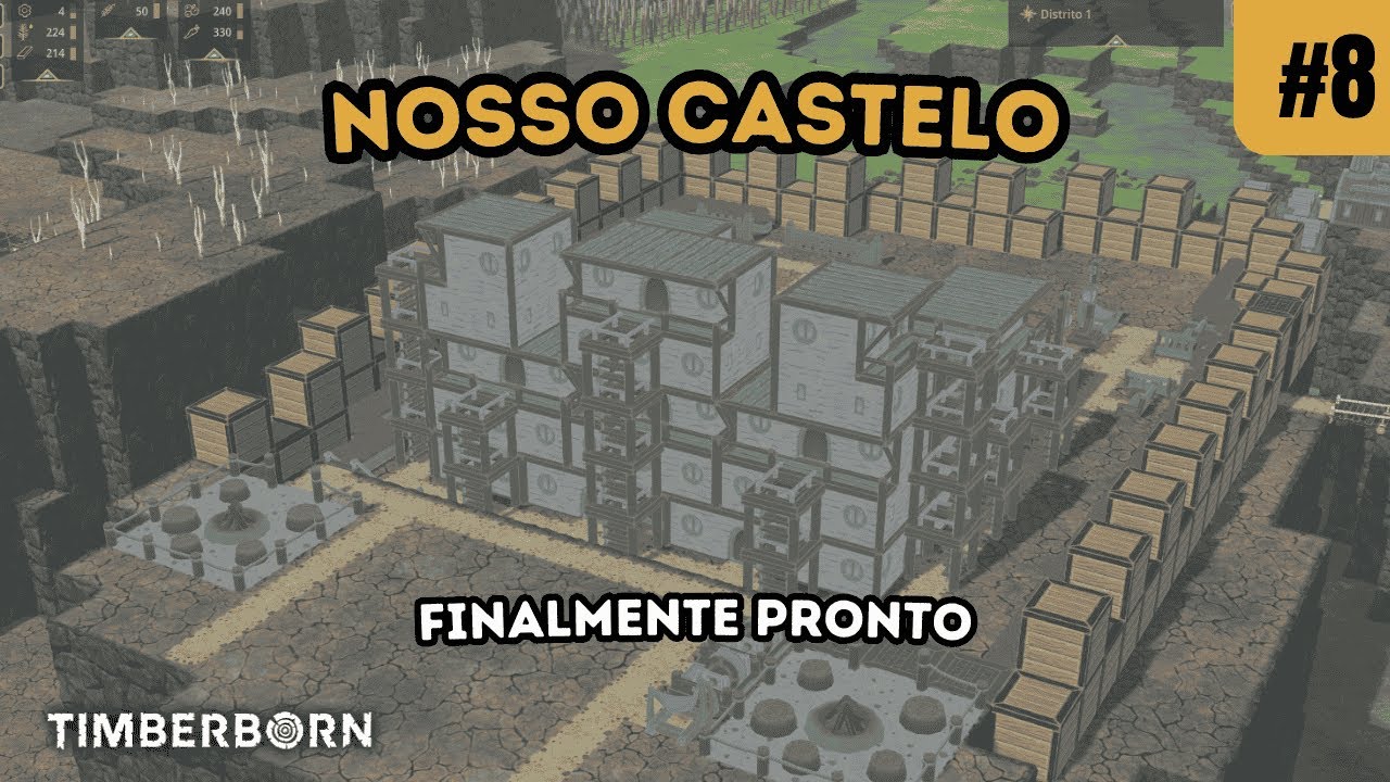 Timberborn - EP8 CASTELO PRONTO Finalmente Acontece!