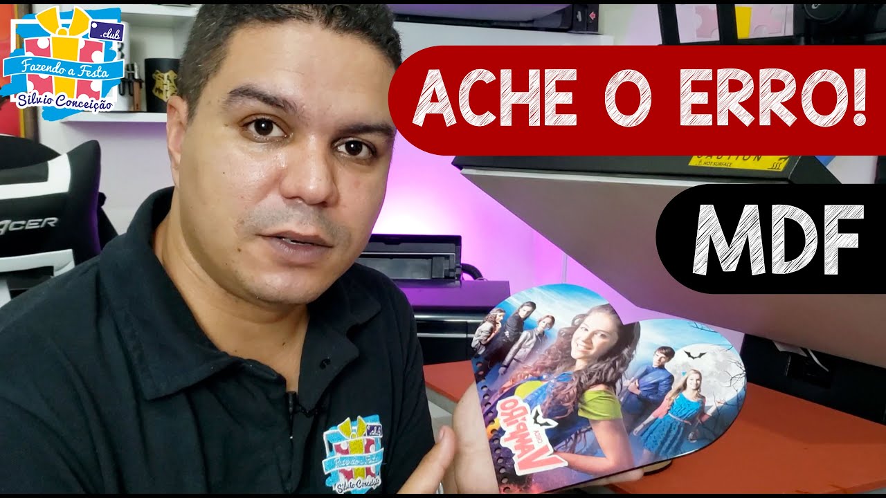 Sublimação em MDF Agenda - Qualidade Fotográfica - Descubra o ERRO bobo!