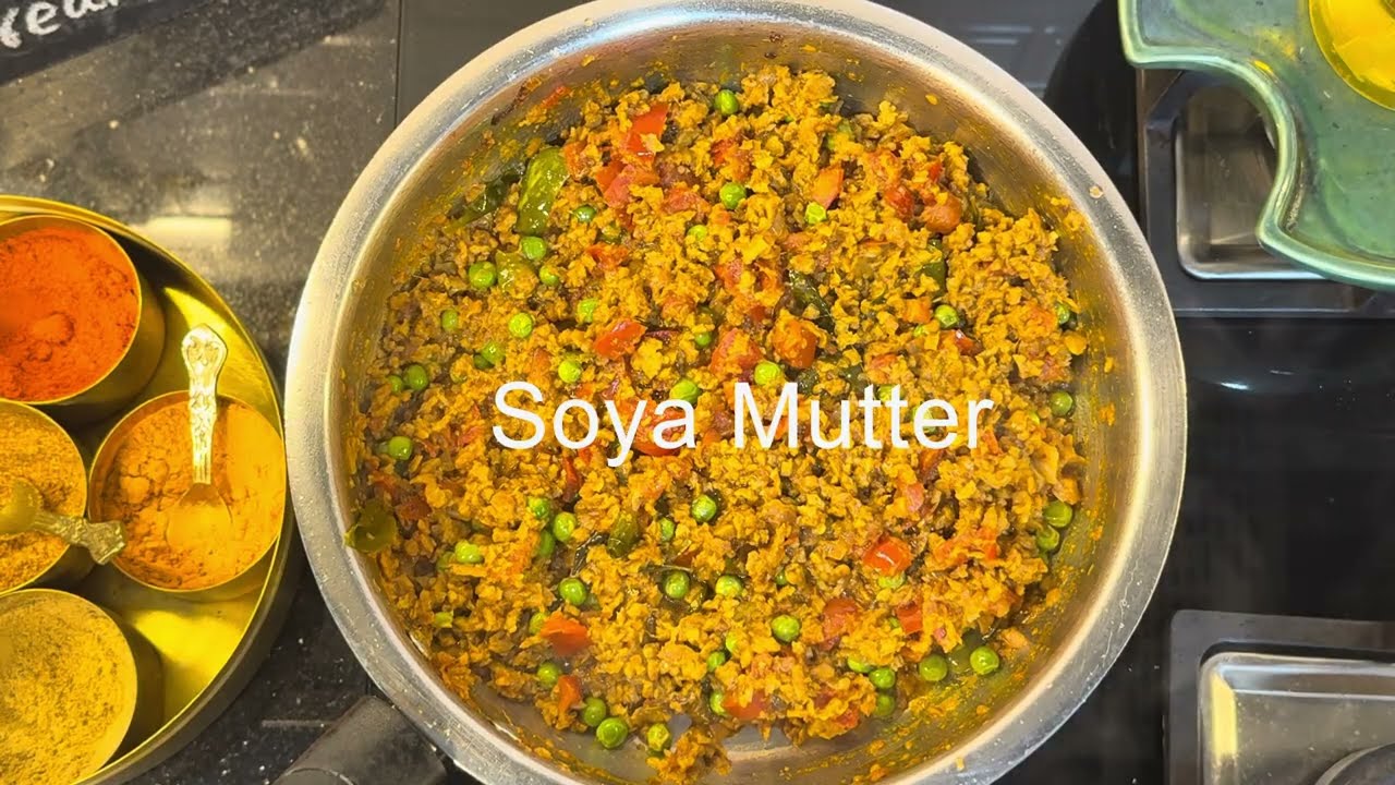 Soya Mutter | High Protein Veg Curry | Veg Keema curry 