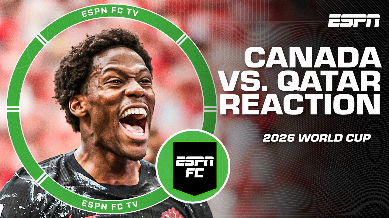 Canada vs. Qatar FULL REACTION 🍿 Is Canada the best team in Group B? | ESPN FC