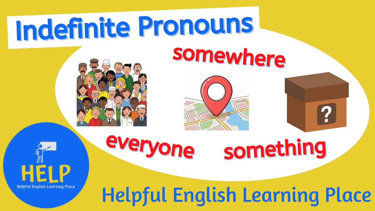 Indefinite Pronouns for ESL Learners; Everyone / Something / Anywhere / Nothing