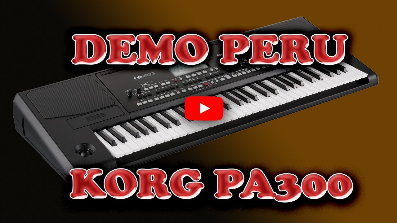 KORG PA 300 CUMBIA PERUANA