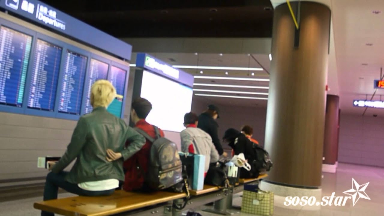 130331 EXO-M 仁川機場 關內 by soso 鹿哥和興興兩個真的超級浪漫的QQ