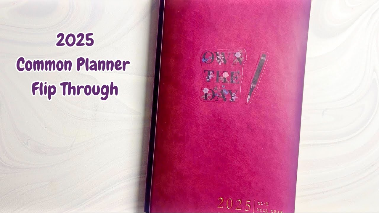 2025 N1 Common Planner Flip Thru