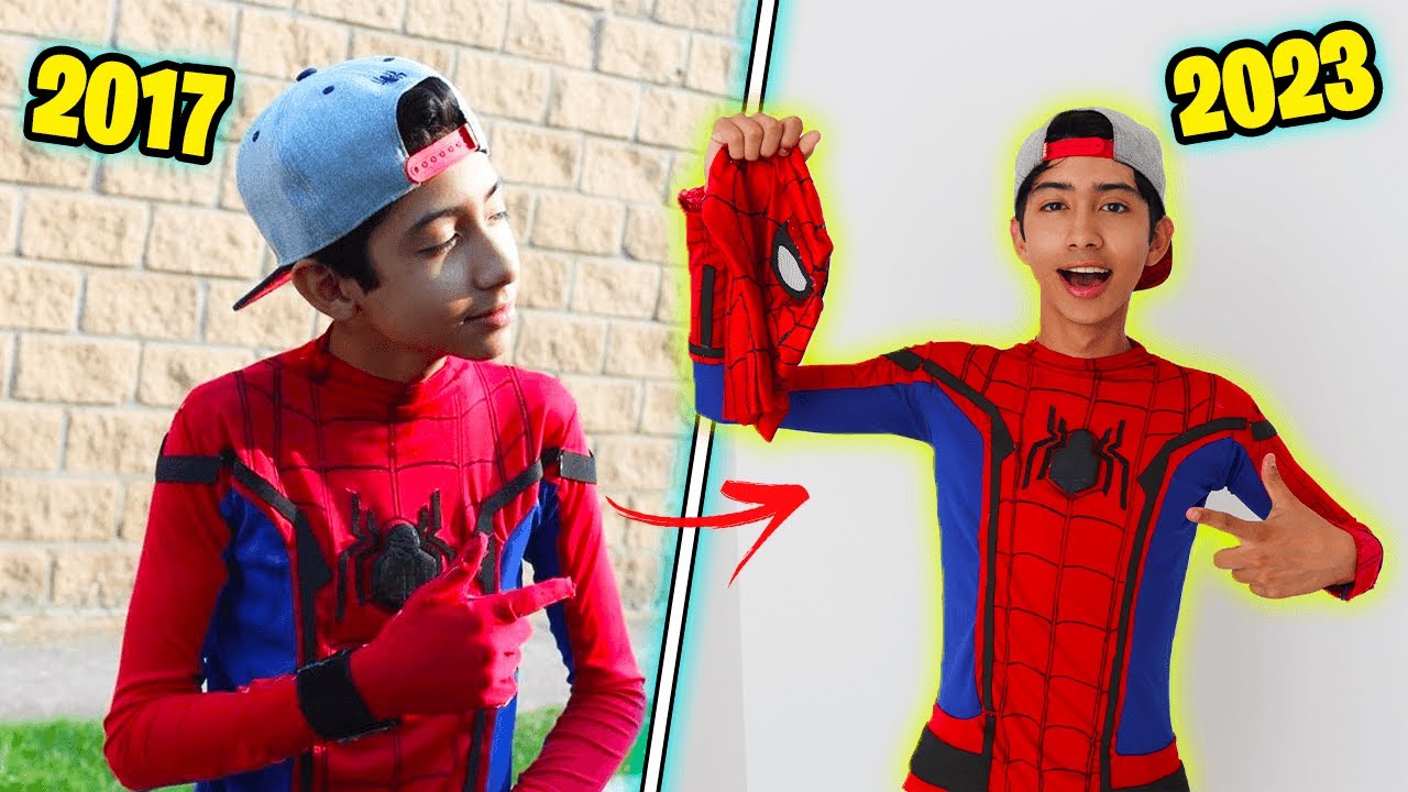 ¡PROBANDOME MIS VIEJOS TRAJES DE SPIDERMAN! - IVANSPIDEY