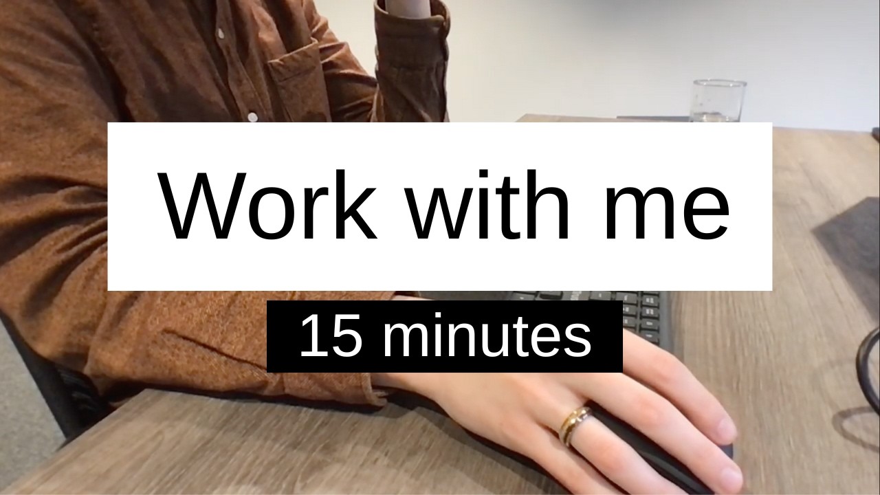 Deep Work Sprint | 15 Minutes | ASMR Keyboard (No Talking)