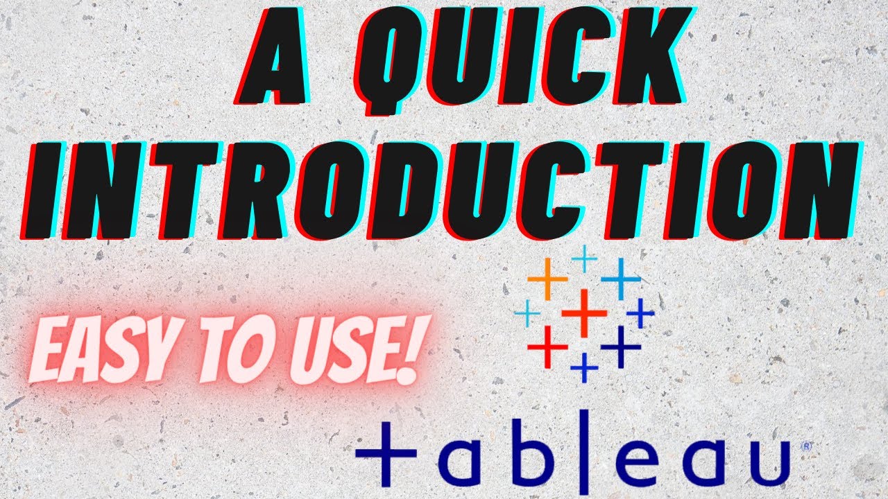 Introduction to Tableau | Tableau public tutorial for beginners 2020