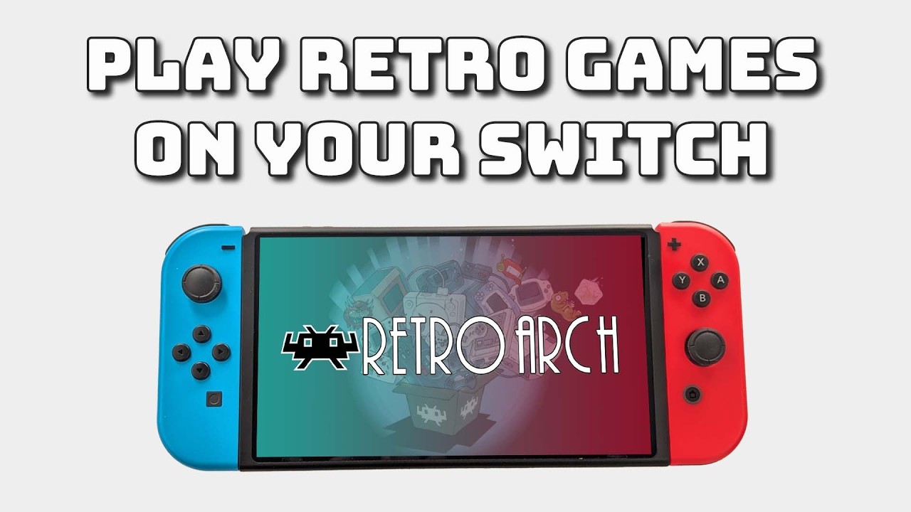 Играйте в ретро-игры для консолей Nintendo Switch с помощью RetroArch.