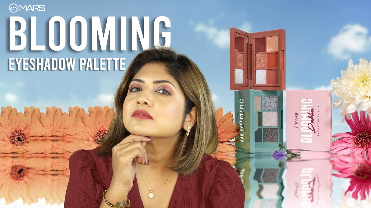*NEW* MARS Blooming Eyeshadow Palette - 02 Dahlia & 03 Imperial | Swatches, Review & Tutorial