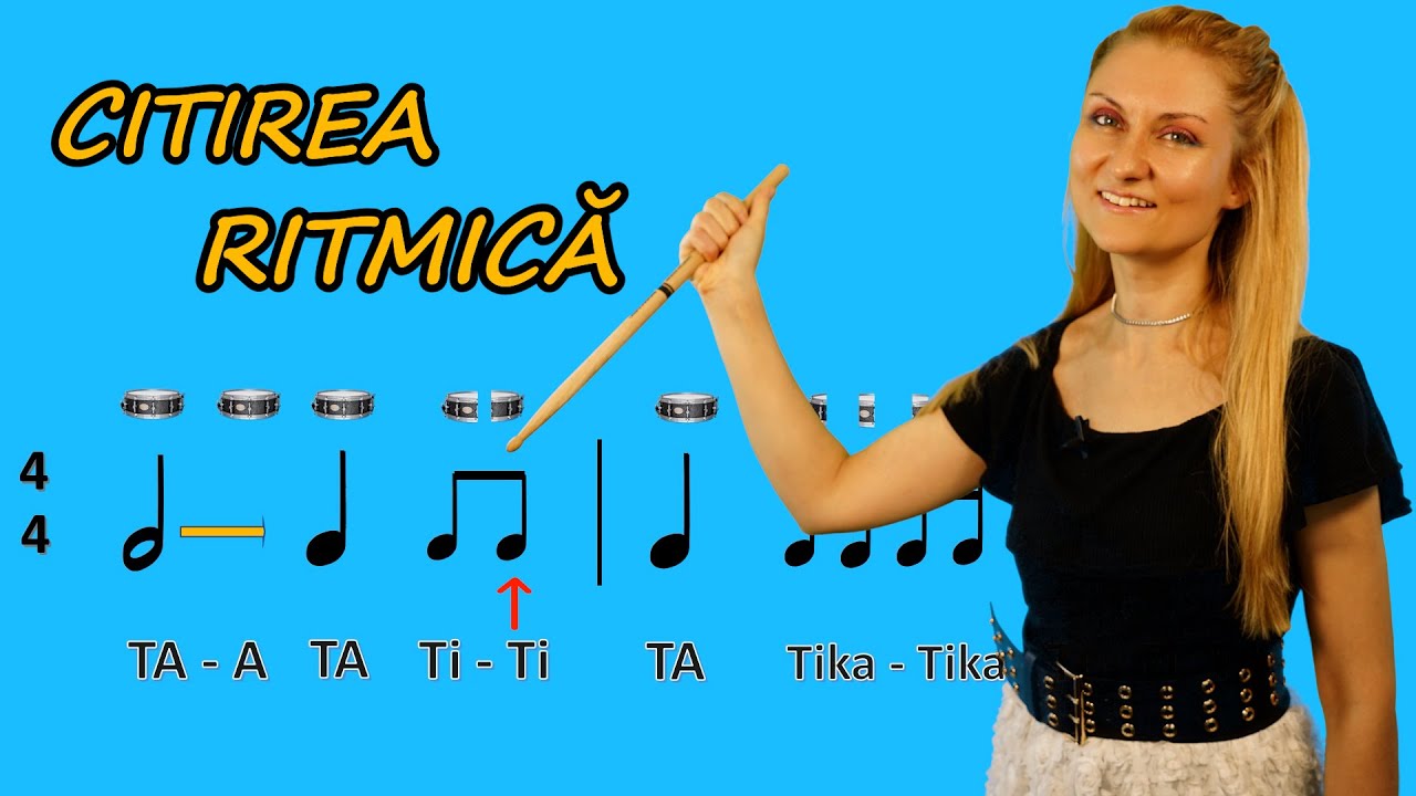 Citirea ritmică a valorilor de note - Educație muzicală / Muzică și mișcare / Lecții de pian