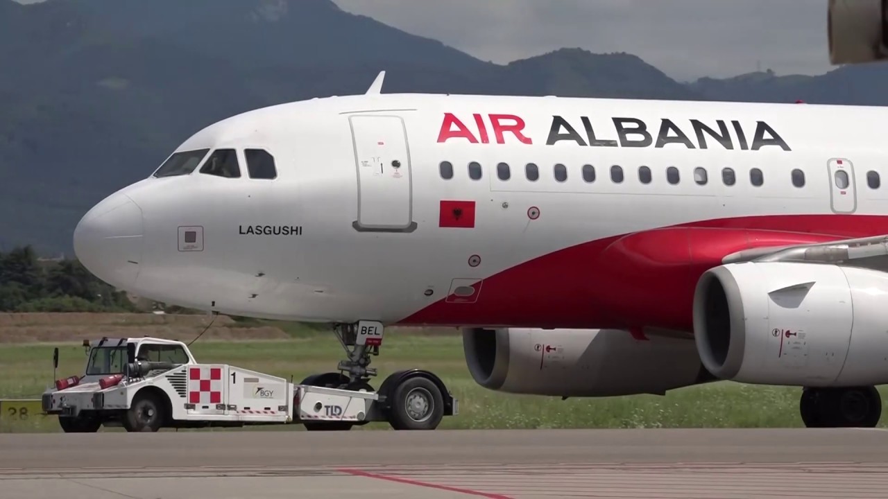 volo Tirana Air Albania da Milan Bergamo Airport
