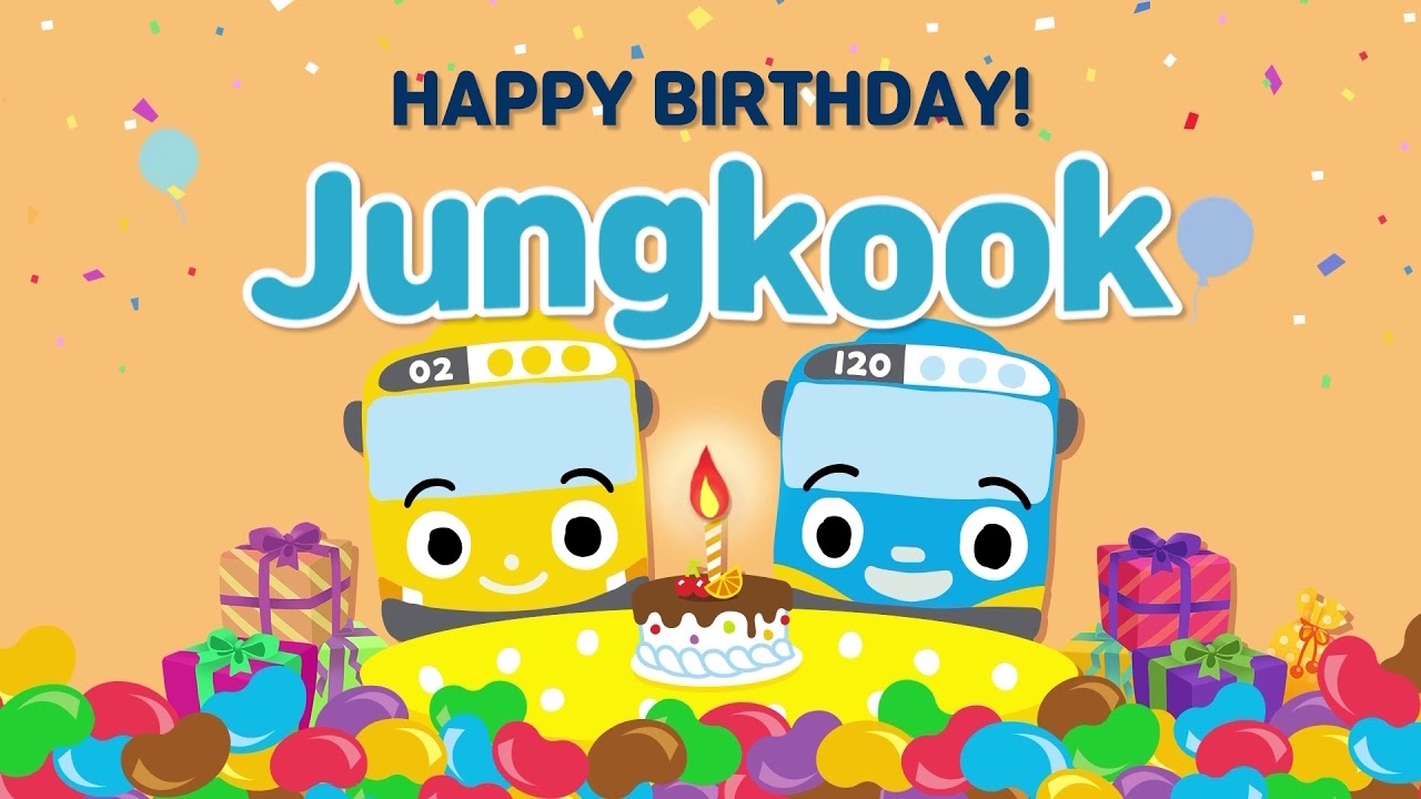 Happy Birthday l Happy Birthday BTS Jungkook! l Happy Birthday Name Song l Tayo Happy Birthday