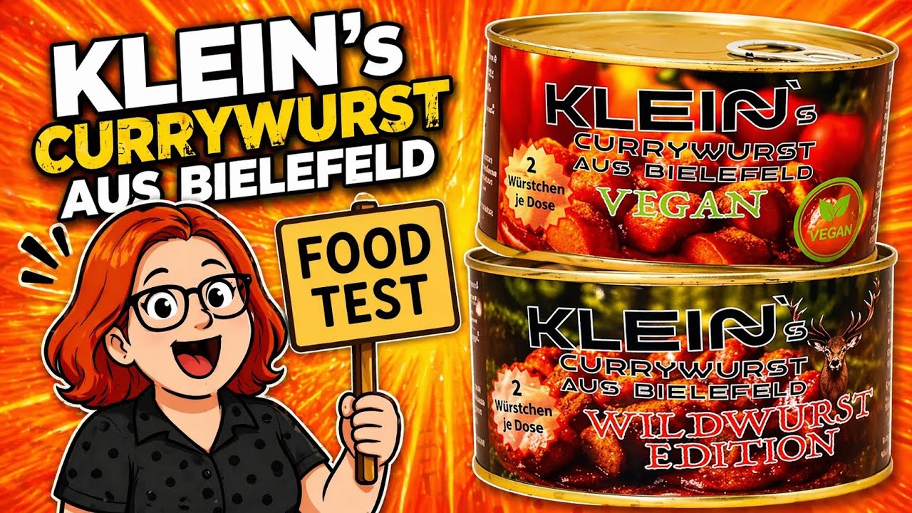 Currywurst aus der Dose im Food Test | Klein’s Currywurst vegan & Wildwurst Edition 